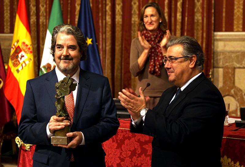 Rafael Riqueni recibió el Giraldillo a la Maestria de la Bienal 2014